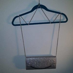 Silver Adjustable Clutch